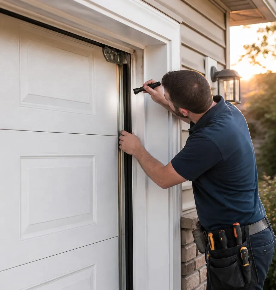 Garage Door in Winter Garden