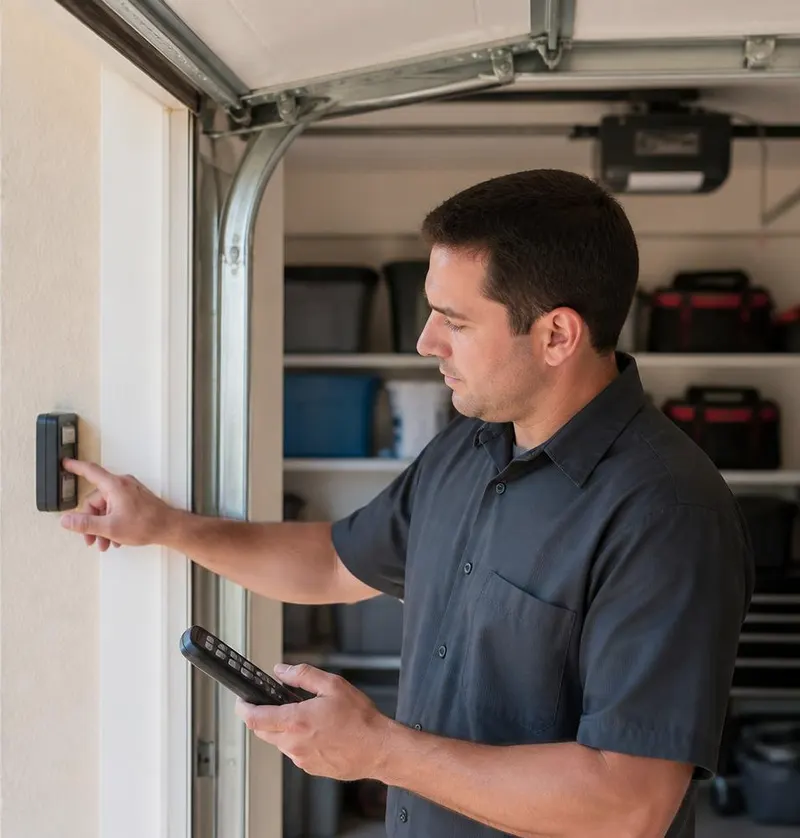 Off Track Door Repair in Winter Garden